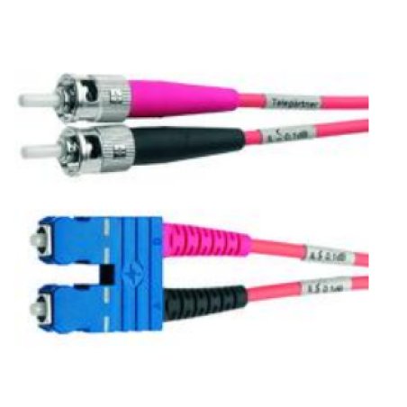 Telegärtner L00895A0004 InfiniBand/fibre optic cable 10 m 2x ST SC Pink