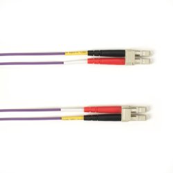 Telegärtner LC/LC, 50/125, 1m InfiniBand/fibre optic cable Violet