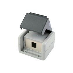 Telegärtner H02000A0069 prise de courant Gris, Blanc