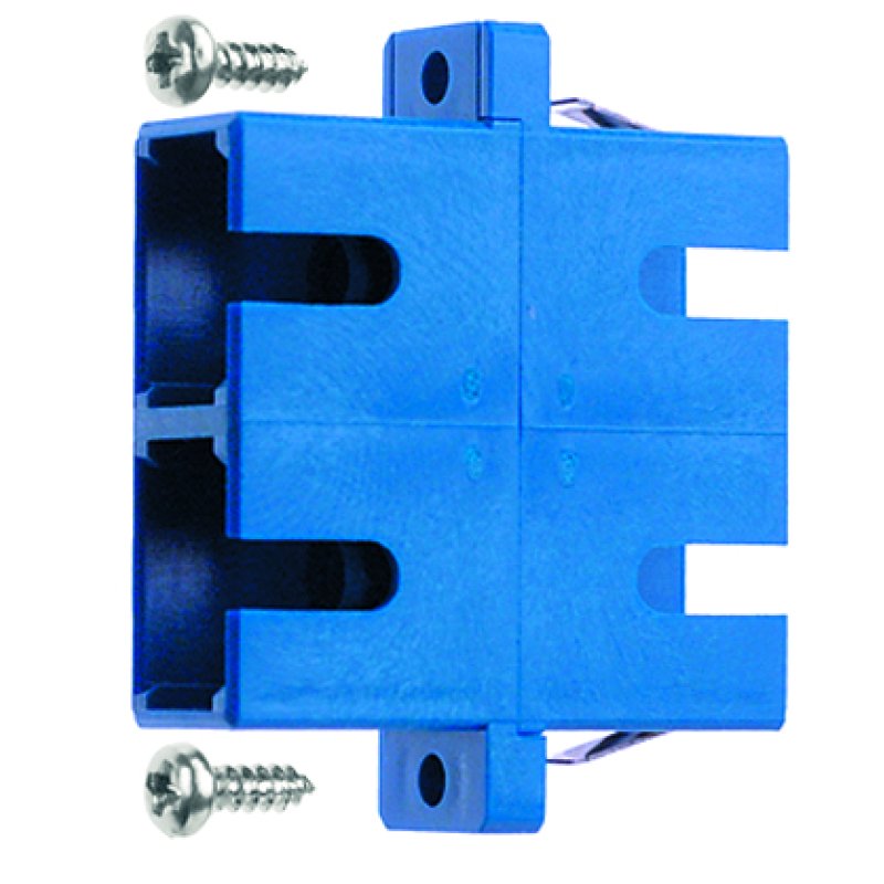 TELEG SC Duplex Coupleur, Multimode céramique, boîtier plastique, turq.