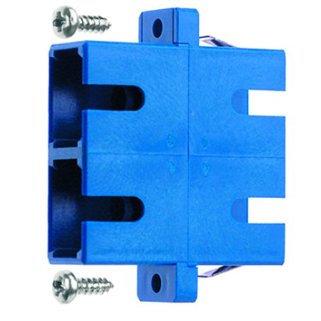 TELEG SC Duplex Coupleur, Multimode céramique, boîtier plastique, turq.