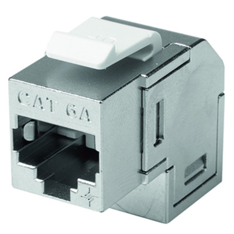 TELEG AMJ-Coupleur 90ø Cat.6A RJ45 (f-f)