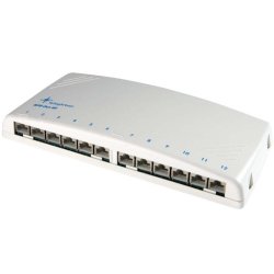 TELEG Mini distributeur MPD12-HS K Cat.6A blanc alpin