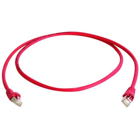 Telegärtner S-FTP Cat6a LSZH 2m câble de réseau Rouge SF/UTP (S-FTP)