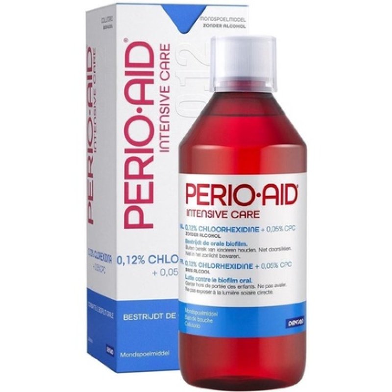 Perio Aid Intensive Care Mouthwash 0.12% Chlorhexidine 500ml
