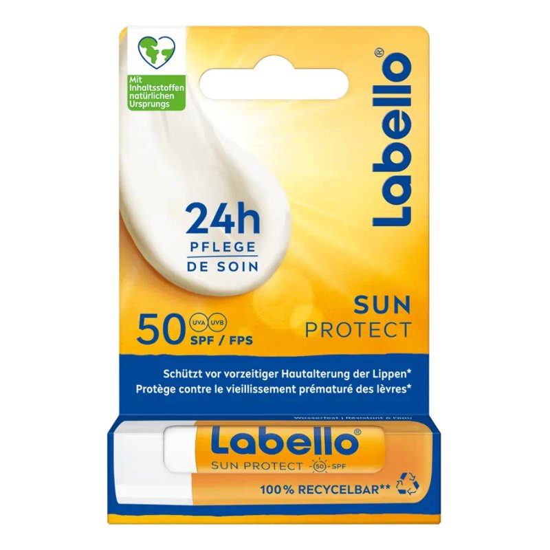 Labello Sun Protect LSF 50 baume pour les lèvres Beaume pour les lèvres Unisexe 4,8 g