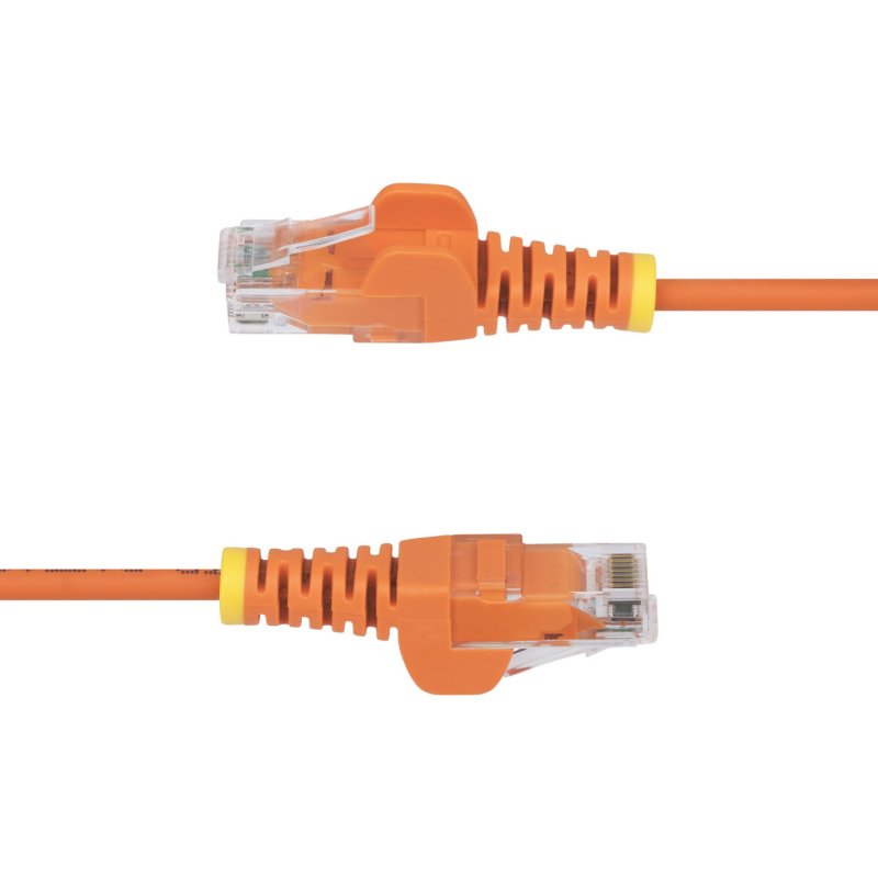 StarTech.com Câble Ethernet CAT6 Orange Fin de 5m, Sans Accroc, 100W PoE, UTP, LSZH, Fil de Cuivre Pur 28AWG, Cordon