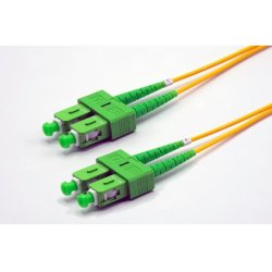 7m SC-APC/SC-APC G652D OS2 2.0mm LS0H yellow zip cord