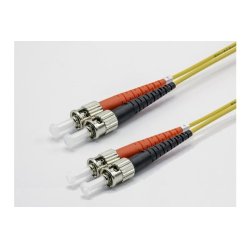7m ST-UPC/ST-UPC G652D OS2 2.0mm LS0H yellow zip cord