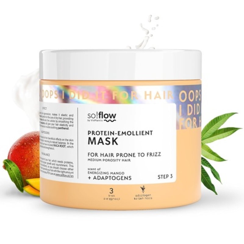 So!Flow Hair Saver for Medium Porosity Hair Enriched with Nourishing Oils and Plant Proteins - Reveals Silkier,