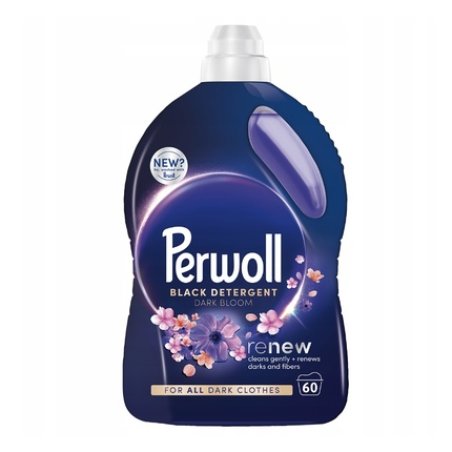 Perwoll Renew Dark Bloom Liquid Detergent For Black And Dark Fabrics 3 Liters