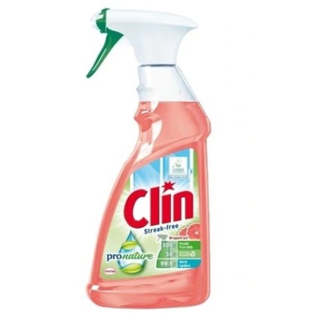 Clin Pro Nature Glass Cleaning Liquid Grapefruit 500 Ml