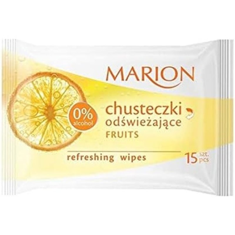 MARION Refreshing Wipes 15 Pieces Fruits