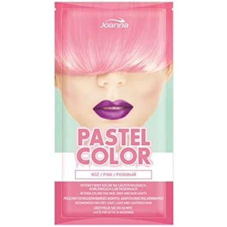 Joanna Pastel Color Hair Shampoo Ammonia Free 35g Pink - Up to 10 Washes