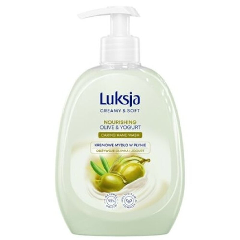 Luxja Creamy and Gentle Nourishing Liquid Soap Olive and Yogurt 500ml
