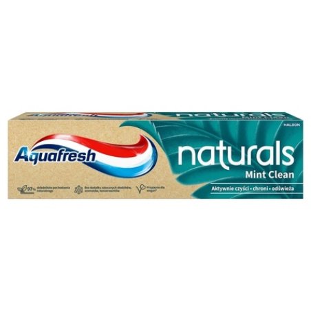Aquafresh Naturals Mint Clean Toothpaste With Fluoride 75ml