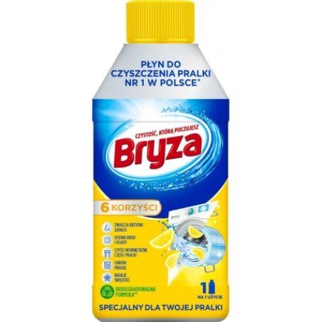Bryza Washing Machine Cleaner Liquid Lemon 250 Ml