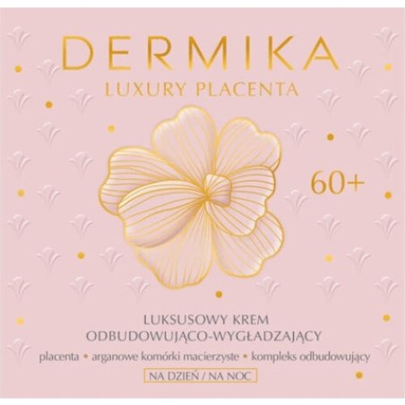 Dermika Luxury Placenta Renewal & Smoothing Cream with Argan Tree Stem Cells 50ml
