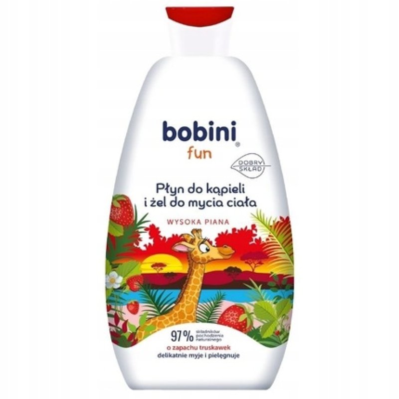 Bobinifun Strawberry Bath And Body Wash 500ml