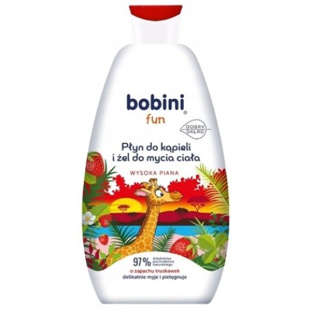 Bobinifun Strawberry Bath And Body Wash 500ml