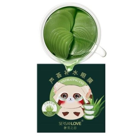 Hydrogel Eye Patches with Hyaluronic Acid and Natural Extracts