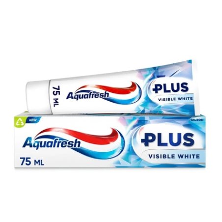 Aquafresh Plus Visible White Toothpaste 75ml
