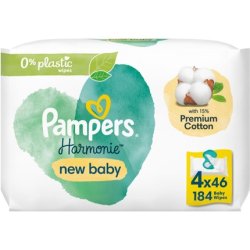Pampers Baby Wipes Harmonie New Baby 4x46τμχ - Pampers