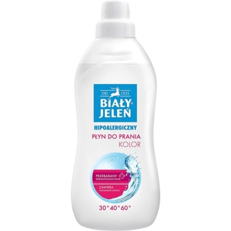 Bialy Jelen – Hypoallergenic Washing Liquid – Colored Fabrics – 1000 Ml