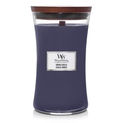 WoodWick Hinoki Dahlia wax candle Cylinder Violet 1 pc(s)