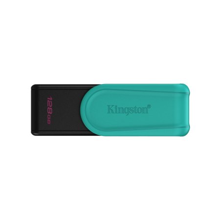 Kingston Technology DataTraveler 128GB Portable USB 3.2 Gen 1 Exodia S (Black/Turquoise)