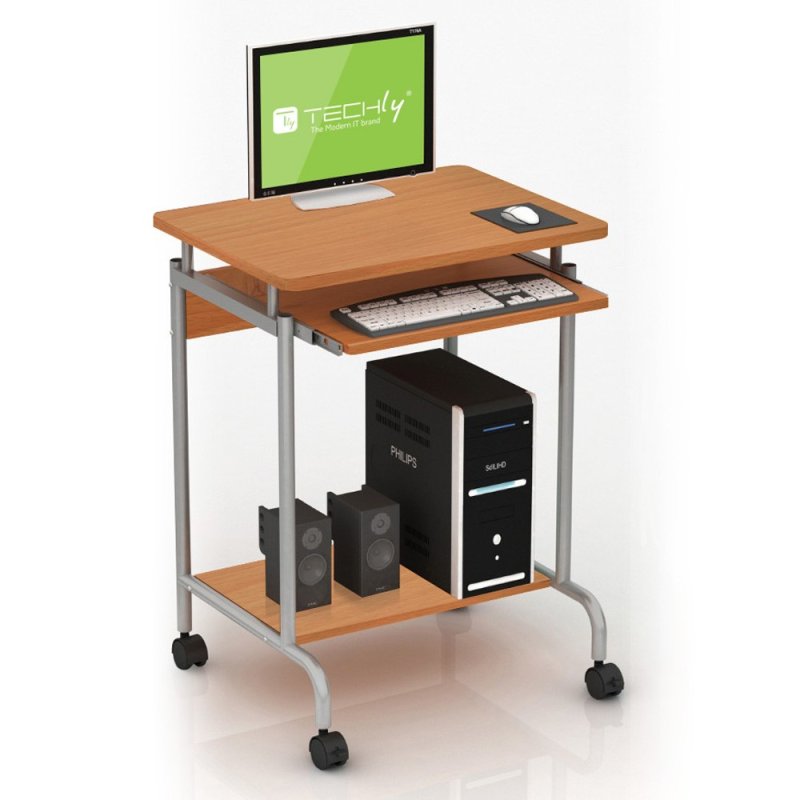 Techly ICA-TB S005 bureau d'ordinateur Hêtre
