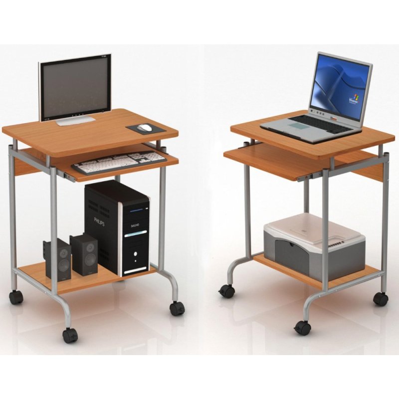 Techly ICA-TB S005 bureau d'ordinateur Hêtre