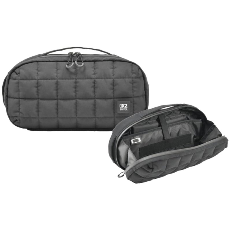 Hori Puff Pouch (Black) for Nintendo Switch 2