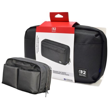 Hori Pochette de voyage réversible (noir) pour Nintendo Switch 2
