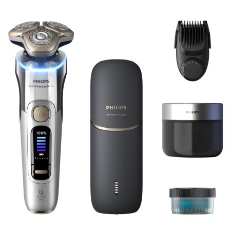 Philips i9000 Prestige Ultra XP9404/46 Rasoir électrique 100 % étanche avec SkinIQ Pro