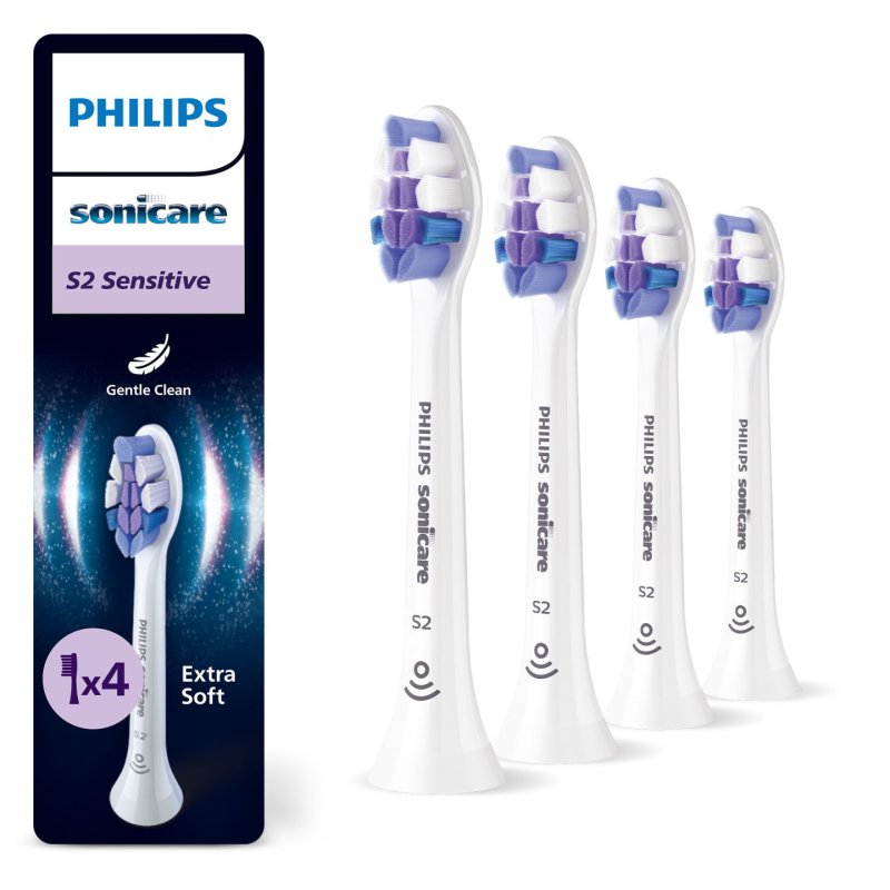 Philips Sensitive HX6054/87 Lot de 4 têtes de brosse