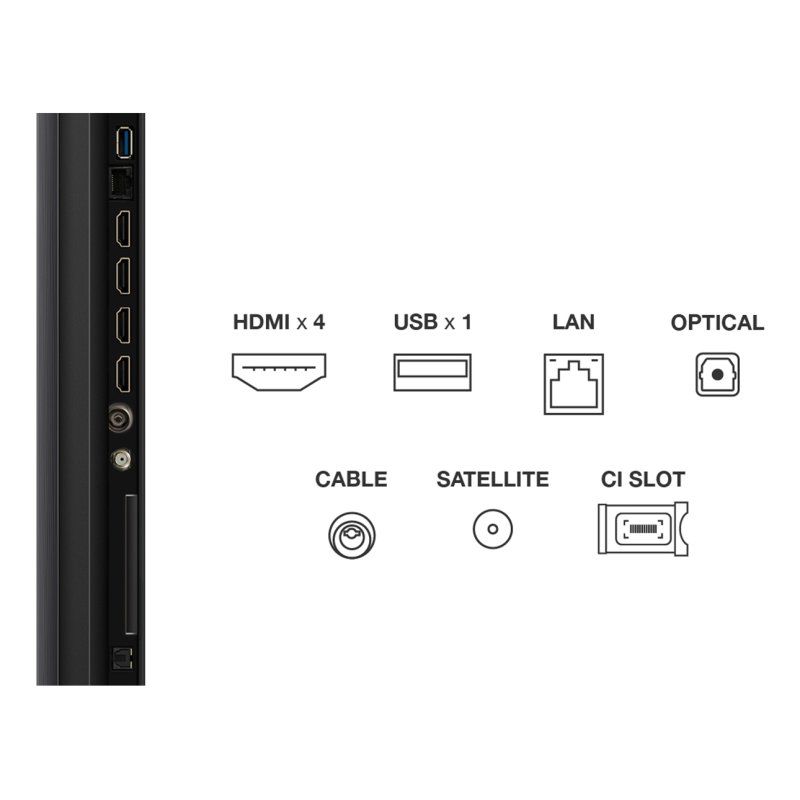 TCL C6K 65C6K TV 165,1 cm (65") 4K Ultra HD Smart TV Wifi Métallique