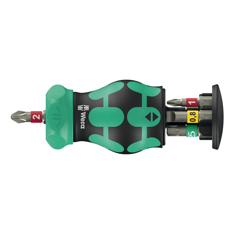 Wera Kraftform Kompakt Stubby magazine RA 1 Multi-bit screwdriver Straight screwdriver
