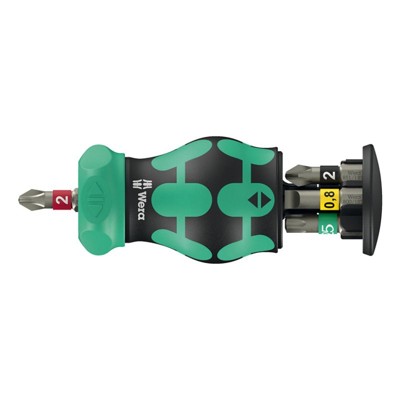 Wera Kraftform Kompakt Stubby magazine RA 2 screwdriver bit holder 6 pc(s)