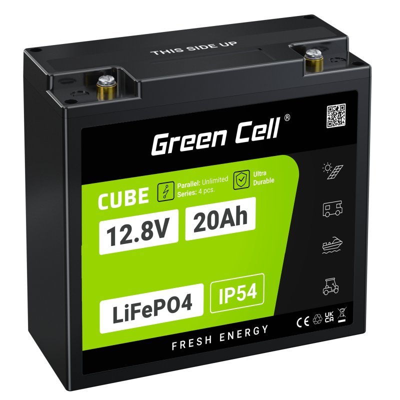 Green Cell LFPGC12V20AH UPS battery Lithium Iron Phosphate (LiFePO4) 12.8 V 20 Ah