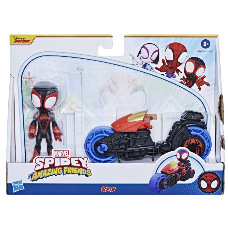 Marvel Spidey et ses Amis Extraordinaires Miles Morales : Spider-Man et moto