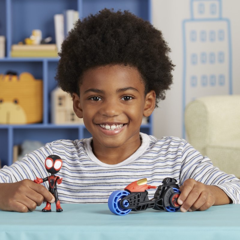 Marvel Spidey et ses Amis Extraordinaires Miles Morales : Spider-Man et moto