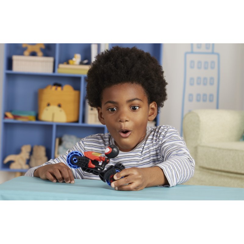Marvel Spidey et ses Amis Extraordinaires Miles Morales : Spider-Man et moto