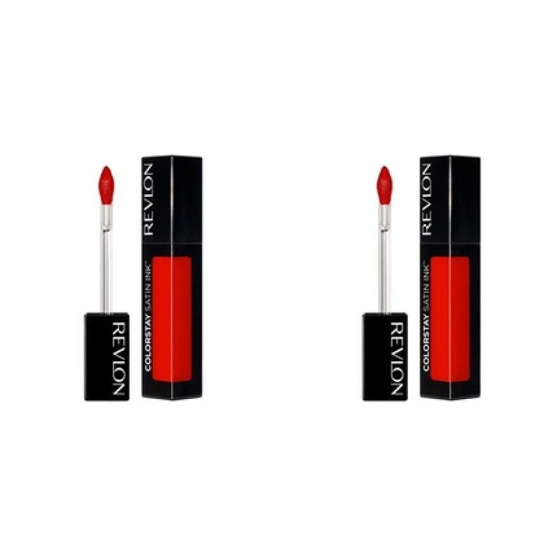 Revlon ColorStay Satin Ink Longwear Liquid Lipstick 018 Fired Up 0.17 Fl Oz