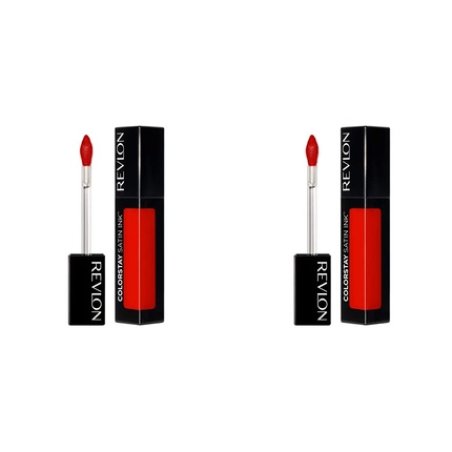 Revlon ColorStay Satin Ink Longwear Liquid Lipstick 018 Fired Up 0.17 Fl Oz