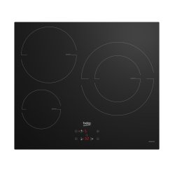 Beko HII63402MT plaque Noir Intégré 60 cm Plaque avec zone à induction 3 zone(s)