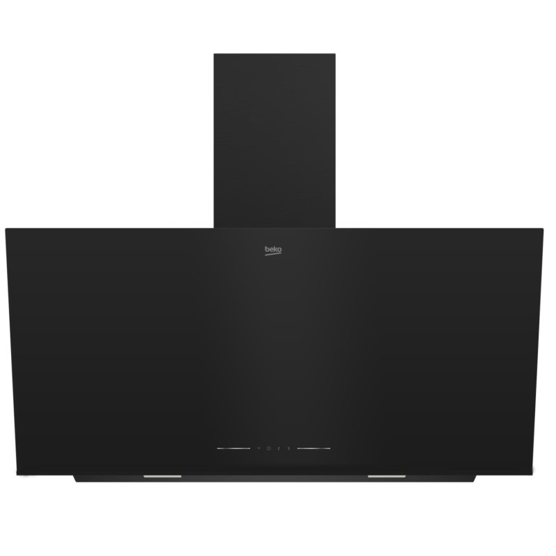 Beko BHCA92442BBH Montée au mur Noir 410 m³/h