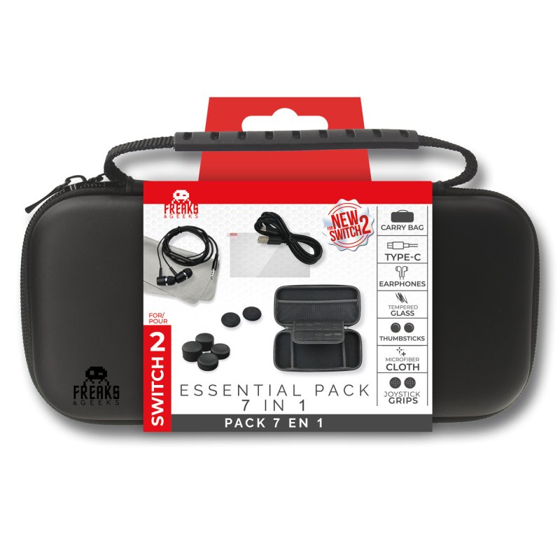 Trade Invaders - Switch 2 Accessories : 7in1 carry bag kit
