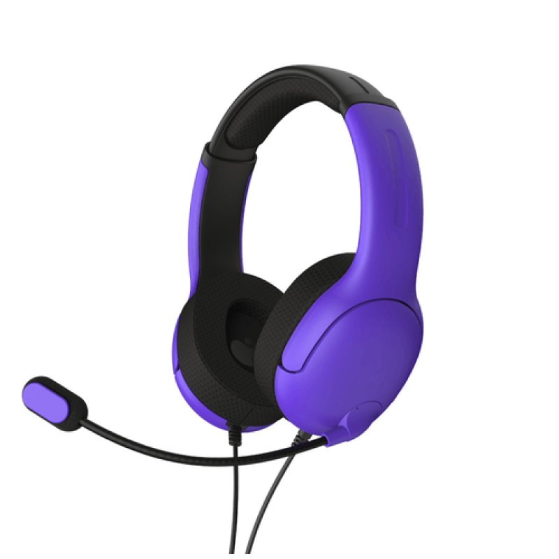 PDP - Casque de jeu stéréo filaire Airlite Ultra Violet pour PS5 et PS4