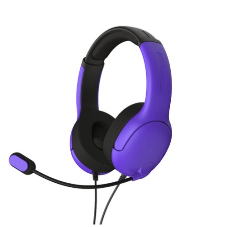 PDP - Casque de jeu stéréo filaire Airlite Ultra Violet pour PS5 et PS4